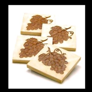 Grape Coasters - Set of Four
